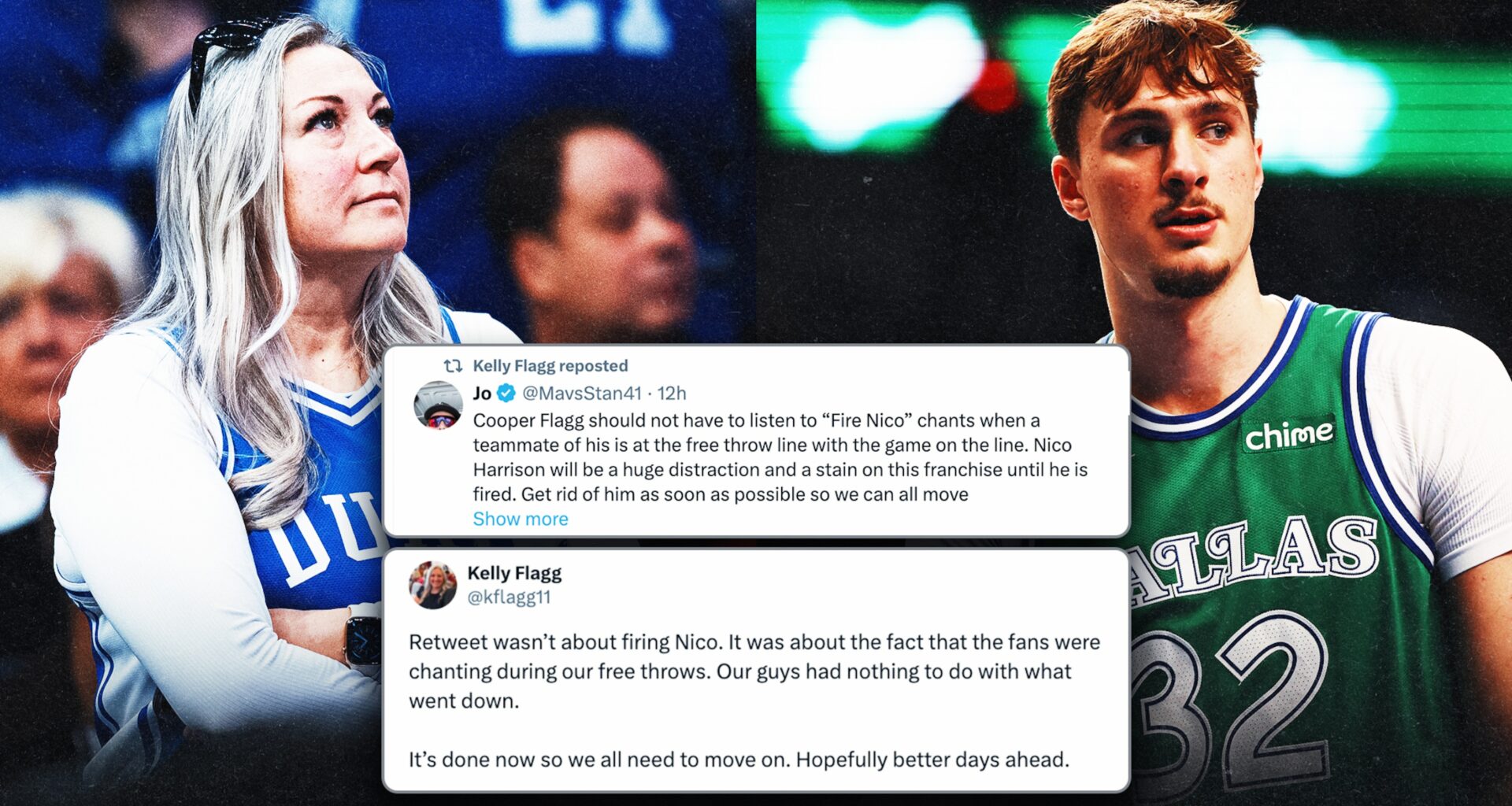 Cooper Flagg's Mom Clarifies Retweet Calling Nico Harrison 'Huge Distraction'