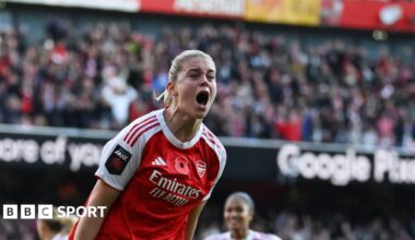 Arsenal 1-1 Chelsea: Alessia Russo scores late equaliser for Gunners