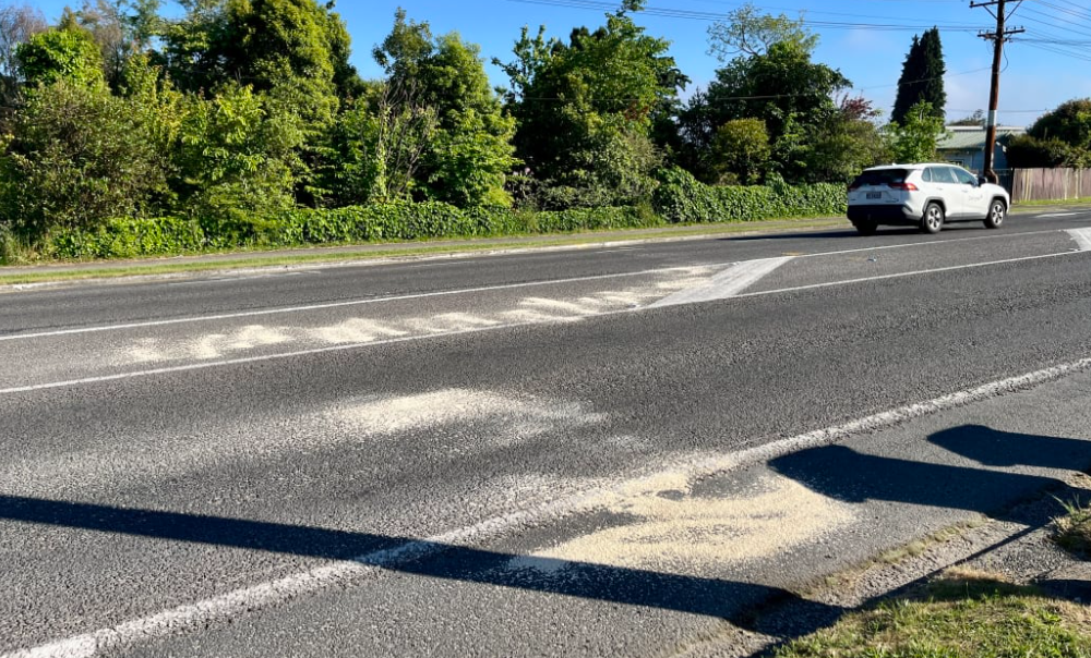 Witness says car crossed line into school bus