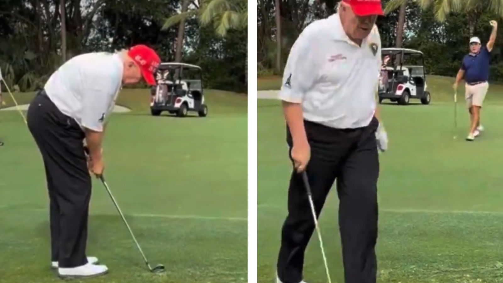 Donald Trump walk-off chip-in (X/Twitter)