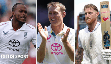 Jofra Archer, Marnus Labuschagne, and Ben Stokes