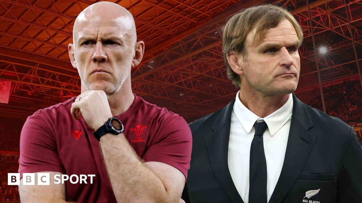 Steve Tandy (left) and Scott Robertson will be involved in a Wales v New Zealand game for the first time as head coaches