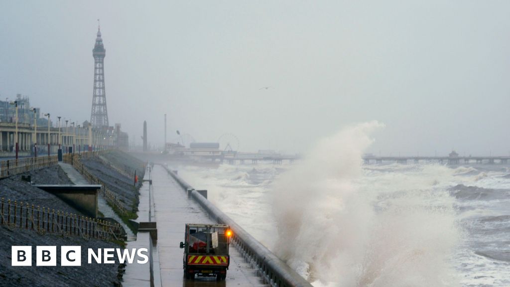 Heavy rain may cause disruption and floods in north-west England