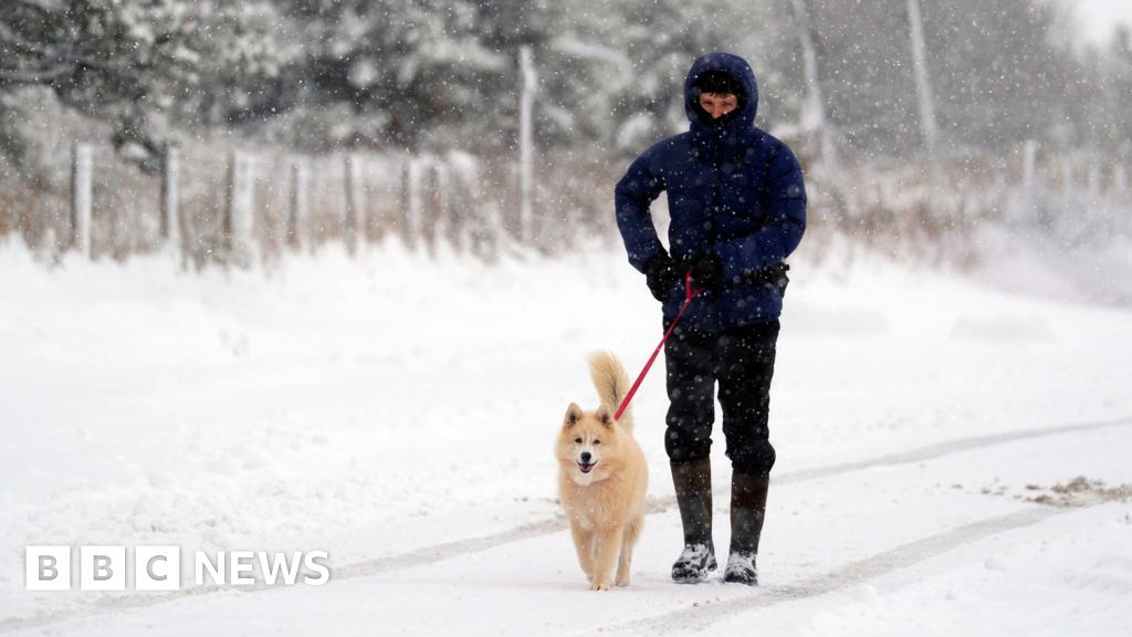 Ice warnings spread across parts of UK gripped by cold snap