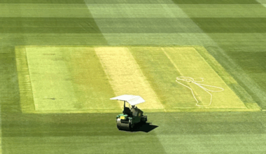 Australia inspect Optus Stadium pitch ahead of Perth Test against England