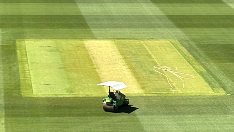 Australia inspect Optus Stadium pitch ahead of Perth Test against England