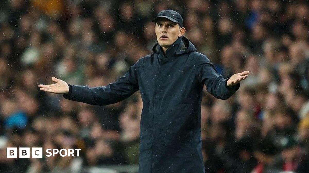 England head coach Thomas Tuchel on the touchline during the World Cup qualifier against Serbia