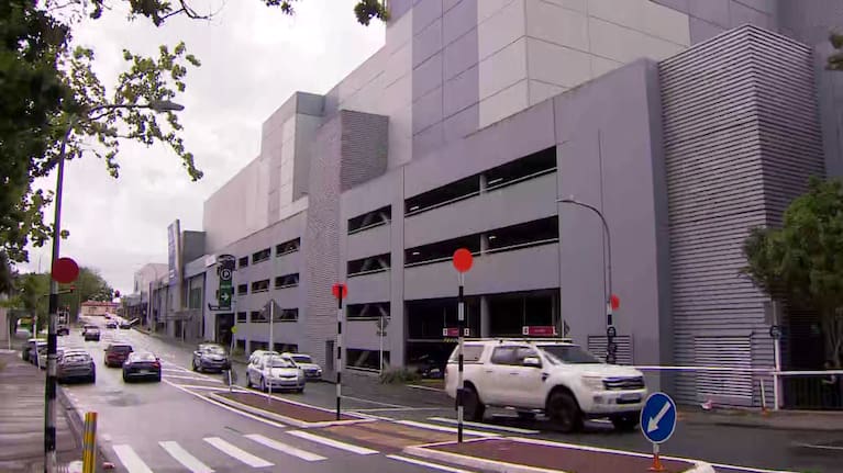 Emergency services at the scene of a stabbing in Auckland's Henderson.