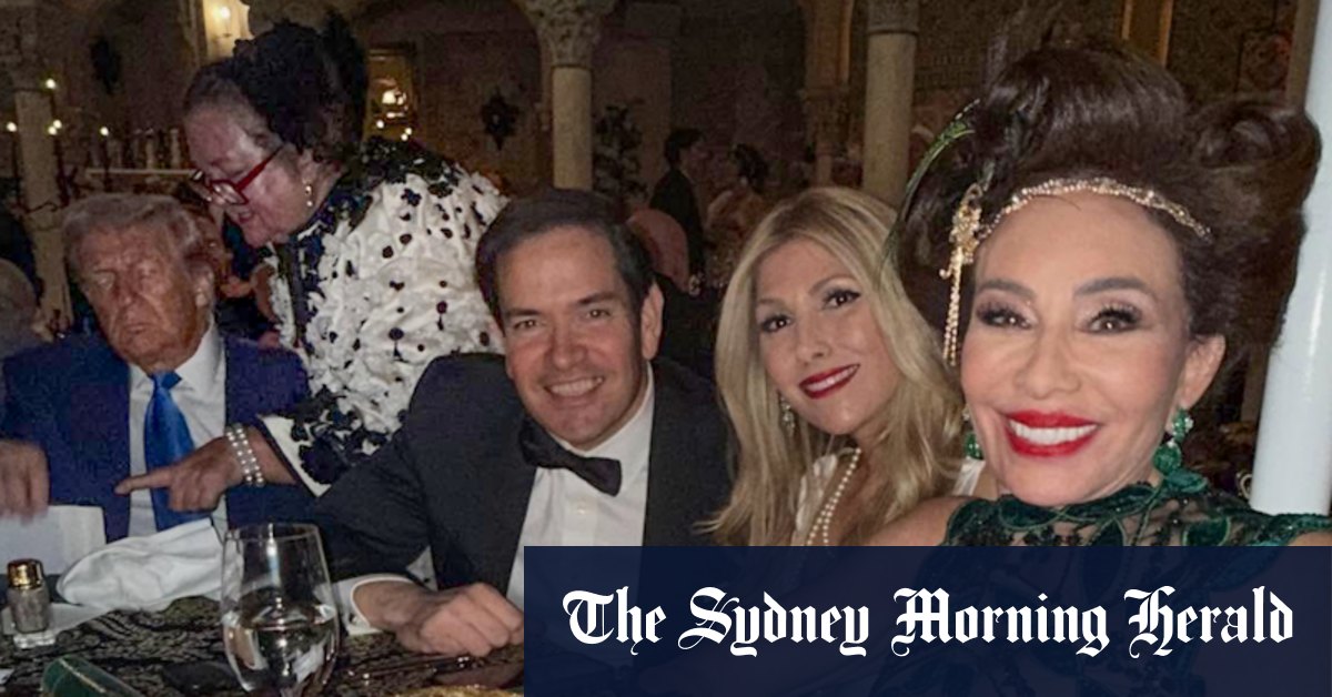 Pauline Hanson, Gina Rinehart sighted at Trump’s Halloween party