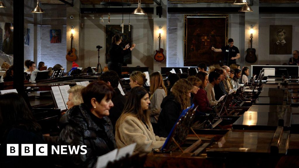 Pianists play 111 pianos in 'epic' Newark church fundraiser