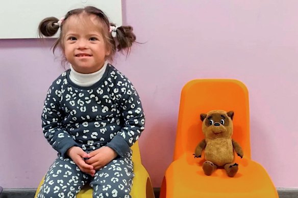 Liza Dmitrieva, a four-year-old who died in a Russian missile strike in Vinnytsia in 2022.