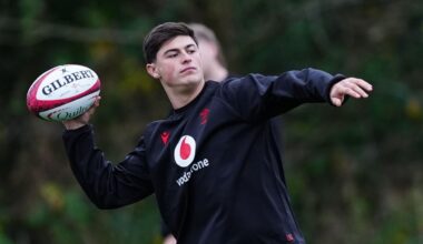 Louis Rees-Zammit back in ‘happy place’ with Wales after failed NFL experiment