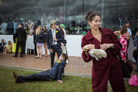 It’s been a long day at the Cup.