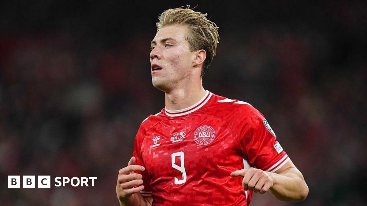 Denmark striker Rasmus Hojlund