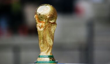 BERLIN - JULY 9: General view of the World Cup trophy prior to the FIFA World Cup Germany 2006 Final match between Italy and France at the Olympic Stadium on July 9, 2006 in Berlin, Germany. (Photo by Alex Livesey/Getty Images)