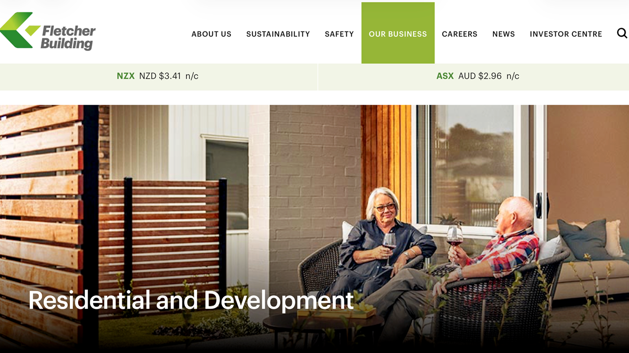 Fletcher Building seeking offers on its residential business before Christmas