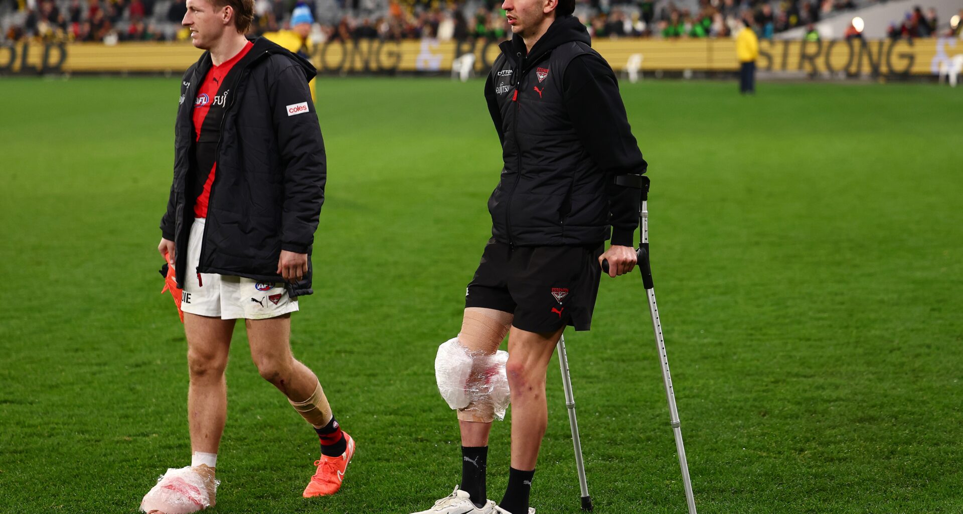 Fresh concern for Bomber's ACL recovery after training mishap