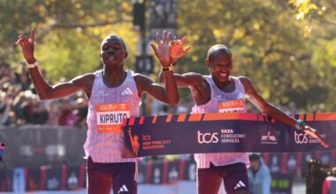 Obiri sets NYC Marathon women's record, Kipruto wins men's race by less than 1 second