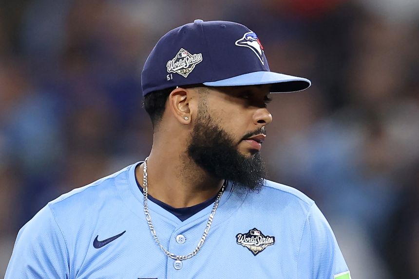 Players on both the Dodgers and Toronto Blue Jays showed support for Vesia by wearing No. 51 on their caps.