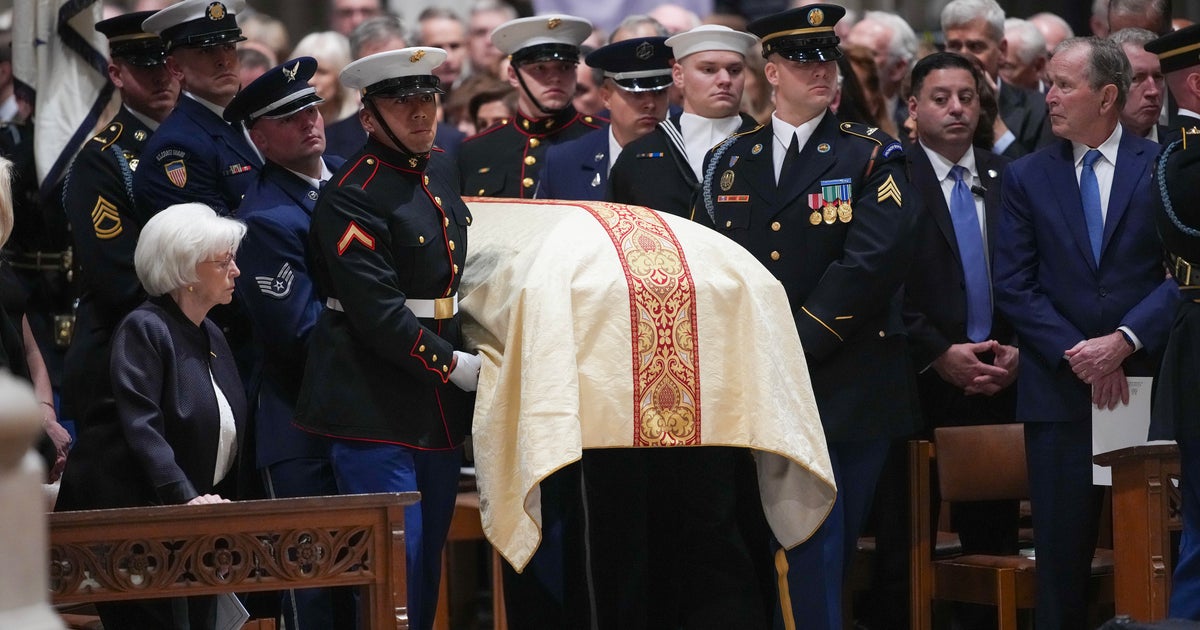 Dick Cheney remembered at funeral as having "devotion to America" over party