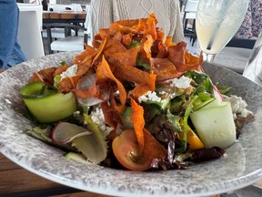 Glamour Farming Salad at Block One Restaurant in Kelowna.
