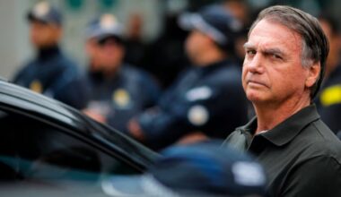 Former Brazilian President Jair Bolsonaro leaves hospital in Brasília in September