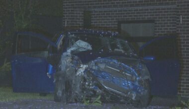 Police pursuit ends after car crashes into tree in Sydney's west