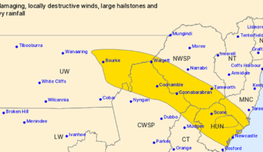 Severe weather in Sydney to bring damaging winds and large hail