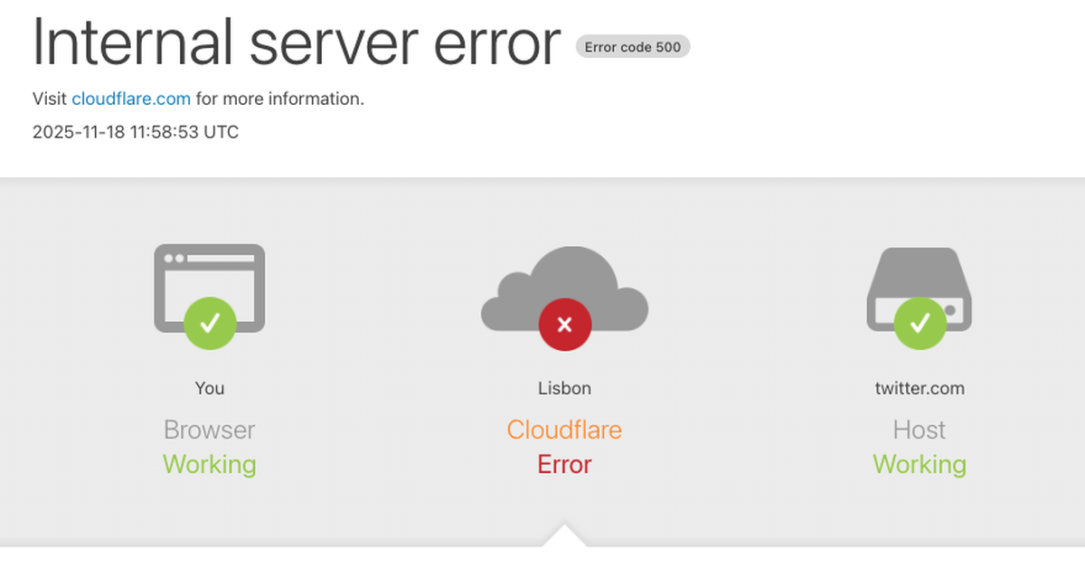 Cloudflare 'experiencing issues' worldwide, taking down several sites
