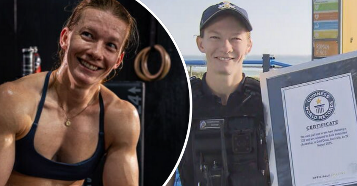 Queensland cop beats pull-up world record with incredible effort