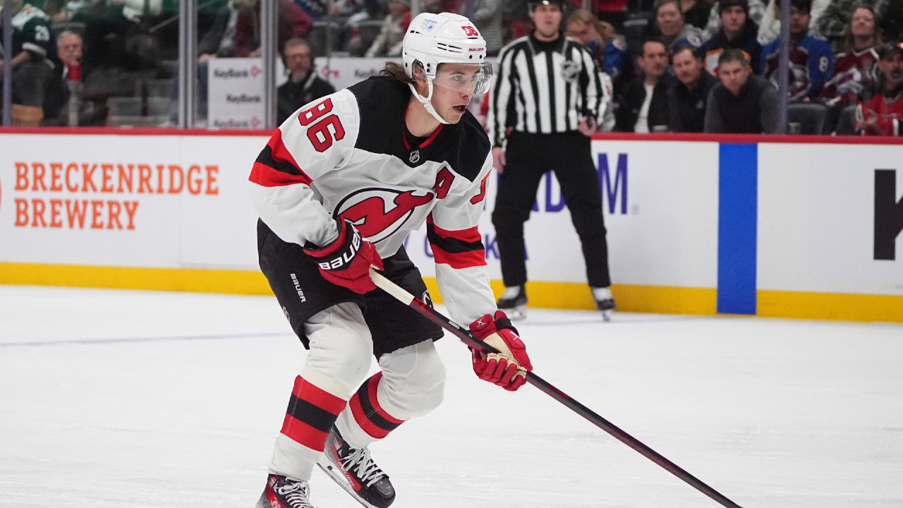 Devils' Jack Hughes sidelined after cutting hand at team dinner