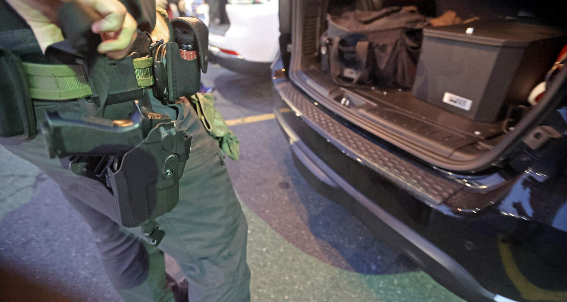White House Press Secretary Karoline Leavitt speaks to journalists outside the West Wing of the White House in Washington, DC, on Nov. 24. (Andrew Caballero-Reynolds/AFP via Getty Images)