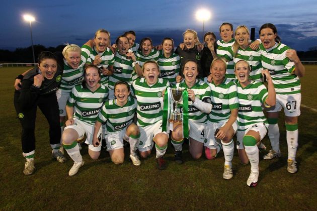 Celtic FC Women, League Cup winners in 2010.