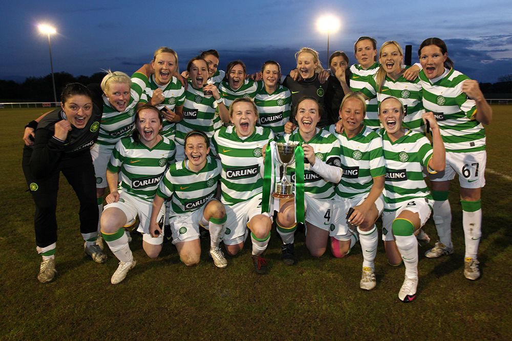 Celtic FC Women, League Cup winners in 2010.