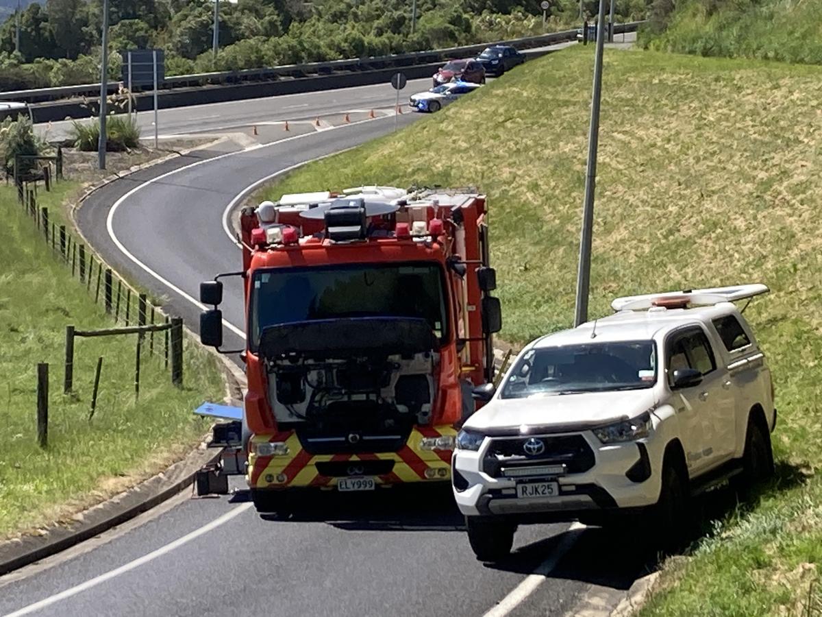 Dunedin fire truck breaks down on way to job