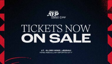The 2025 Next Gen ATP Finals presented by PIF will take place from 17-21 December in Jeddah.