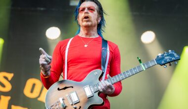 Eagles of Death Metal's Jesse Hughes in Paris for Bataclan Tribute
