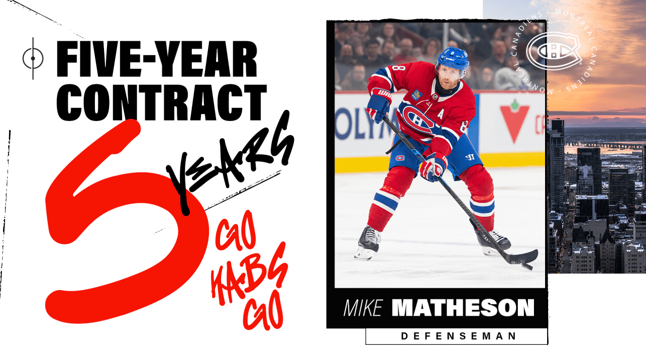 Five-year contract extension for Mike Matheson