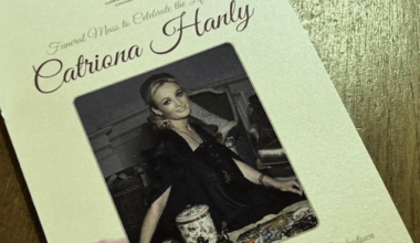LISTEN: Catriona Hanly's funeral hears she was a 'jewel in the crown', who 'lit up a room'