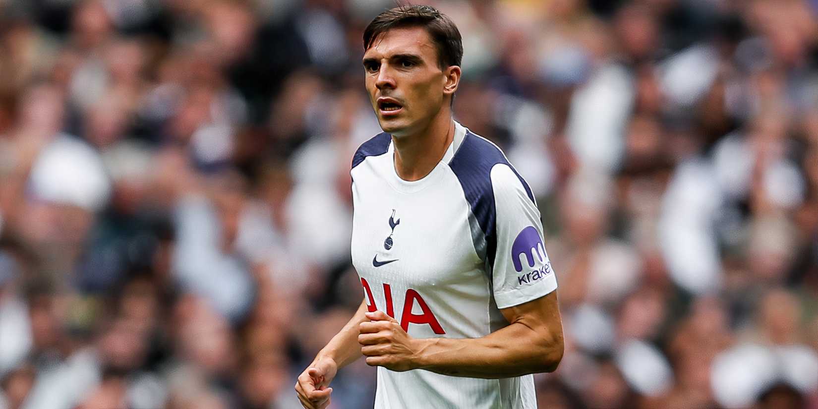 Joao Palhinha in action for Tottenham Hotspur