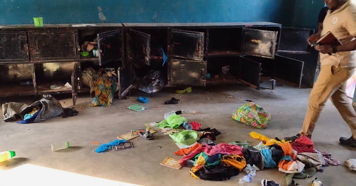 More than 300 children abducted in Nigerian school attack