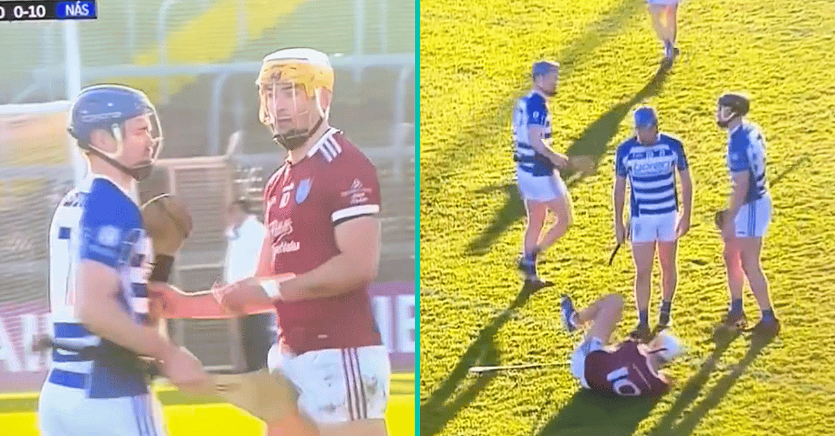 Naas Player Sent Off For Low Blow On Opponent In Leinster Hurling Clash