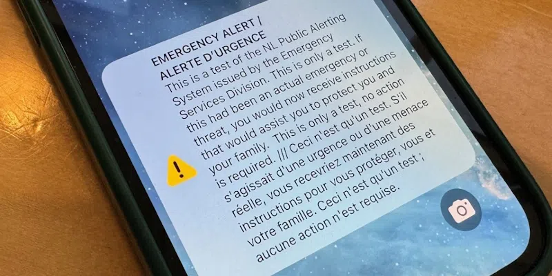 Test of Alert Ready System This Morning