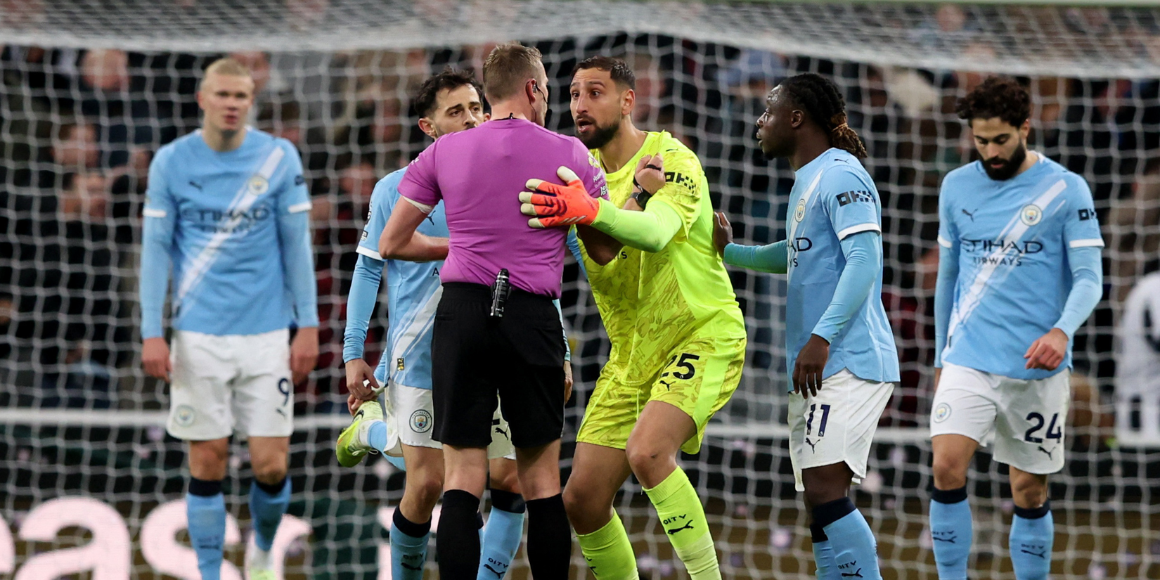 Newcastle Man City Donnarumma