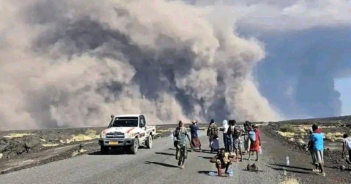 Massive ash cloud drifts toward northern India as Ethiopia’s Hayli Gubbi erupts after 10,000 years