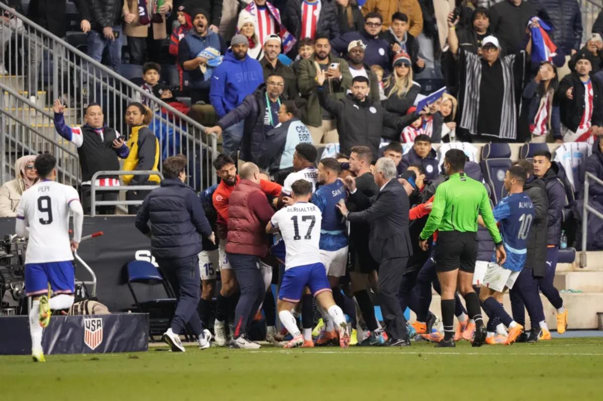 USMNT-Paraguay descends into chaos with 'very dangerous' brawl