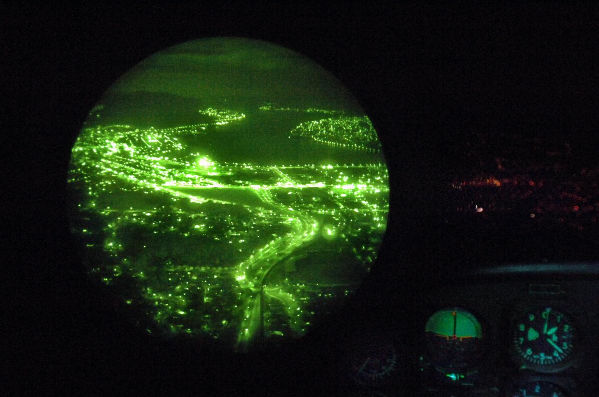 Rescue chopper pilot chases car after laser attack