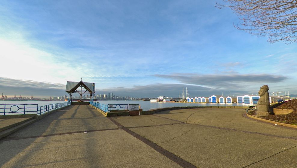 north vancouver harbour deck swimming lonsdale