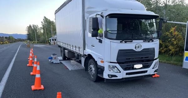 Heavy vehicle check finds a quarter with 'defective' brakes