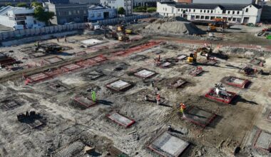 Pile work caps milestone for new Dunedin Hospital